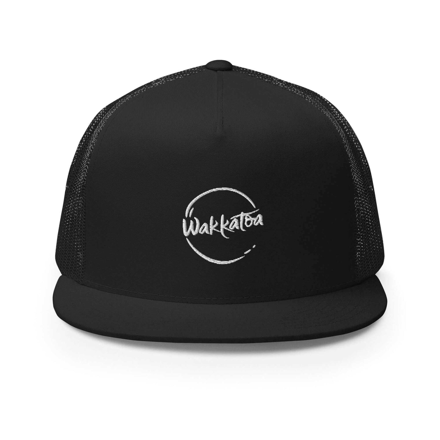 Gorra Negra Snapback bordada - Logo Vintage