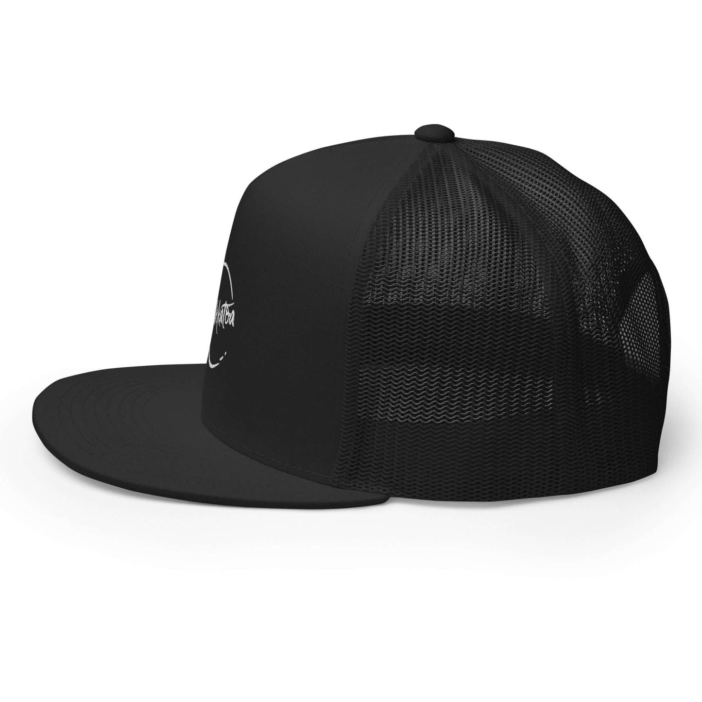 Gorra Negra Snapback bordada - Vintage