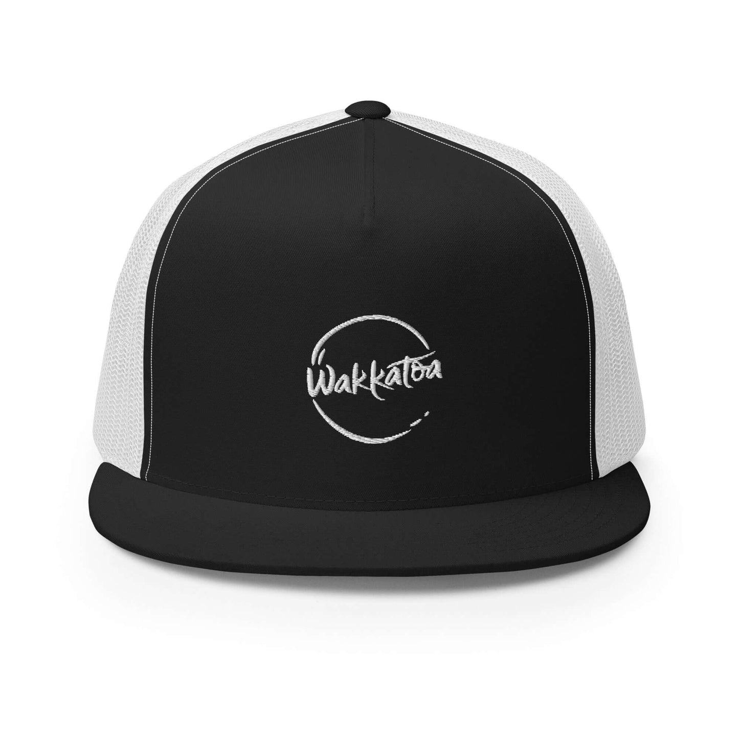 Gorra Negra y Blanca Snapback bordada - Logo Vintage