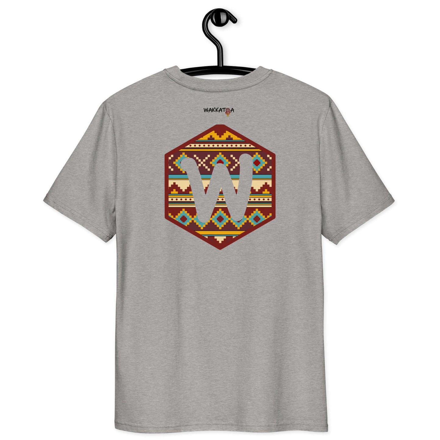 Camiseta Algodon Orgánico Gris - W Étnica Back