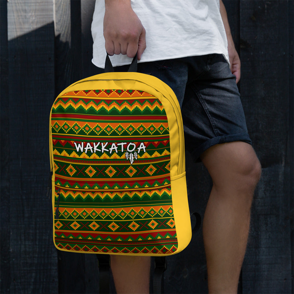 Mochila Etnica Amarilla para Hombre o mujer