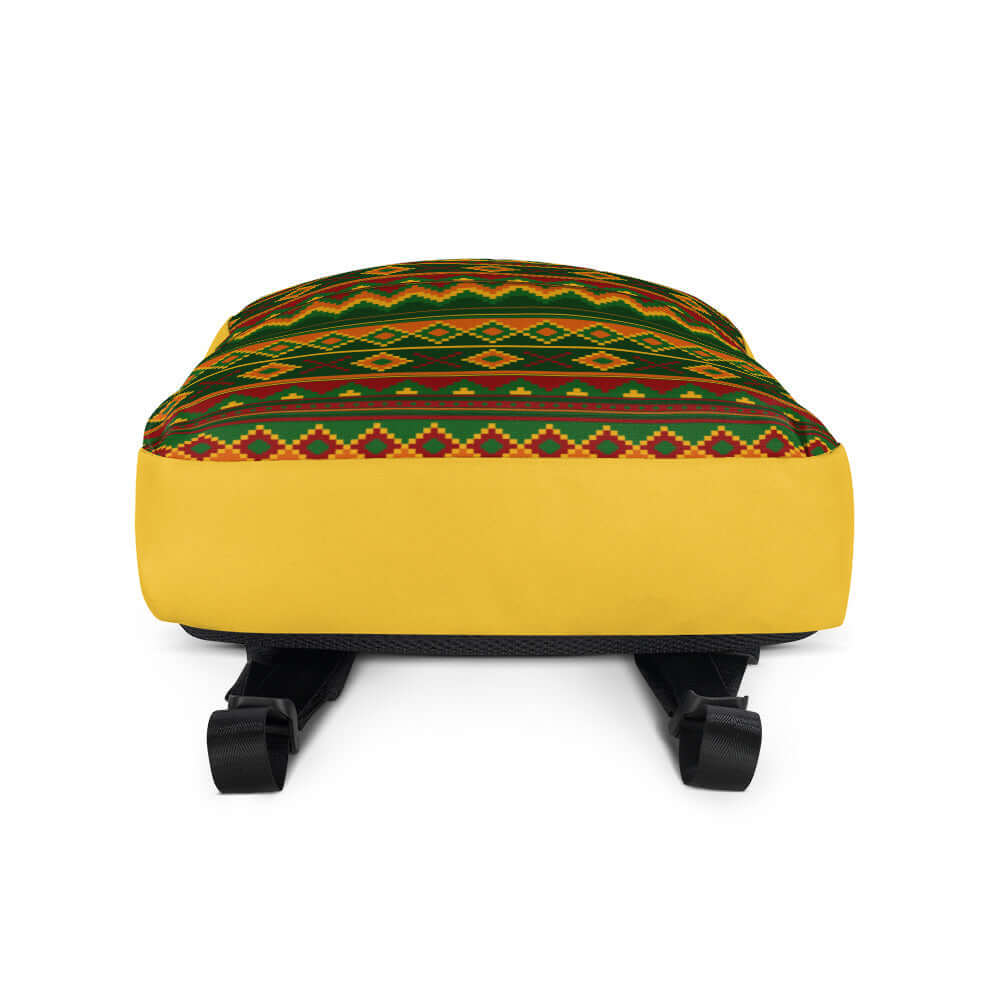 Mochila Amarilla Étnica Escolar