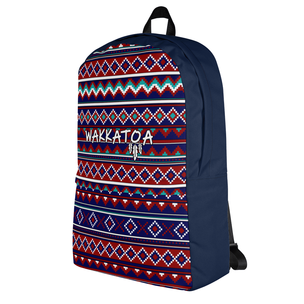 Mochila Azul Étnica Mujer
