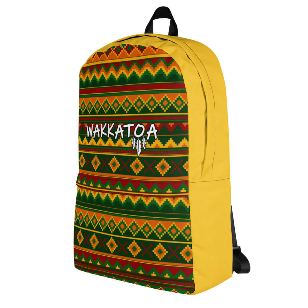 Mochila Amarilla Étnica Mujer