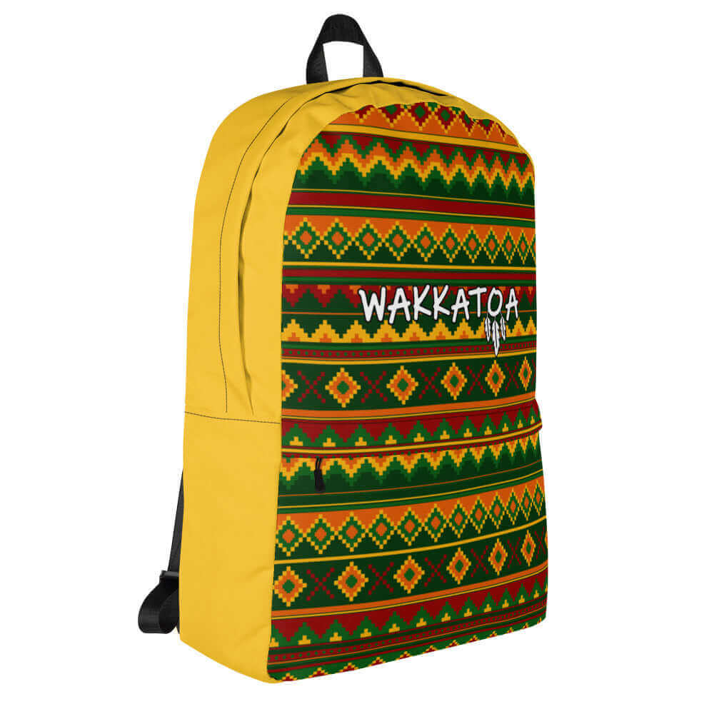 Mochila Amarilla Étnica
