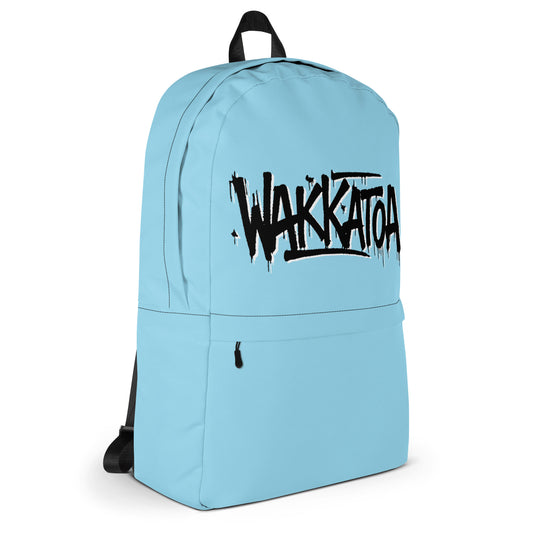 Mochila Azul Claro - Graffiti