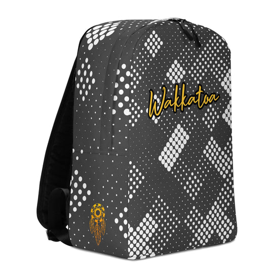 Mochila Gris de Viaje Vintage