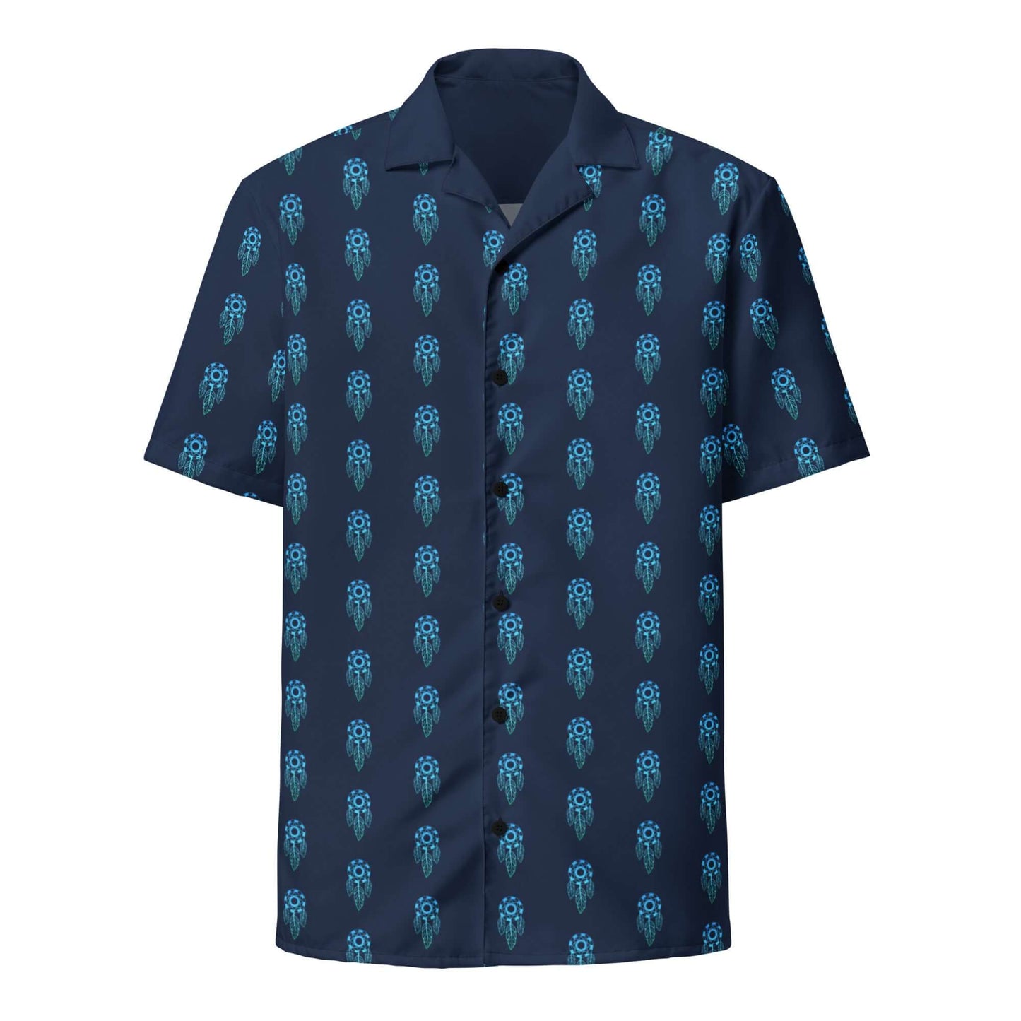 Camisa de manga corta azul de Hombre - Atrapasueños