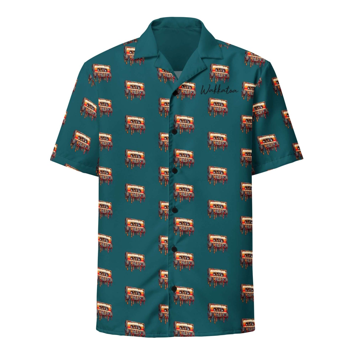 Camisa de manga corta azulona - Cassette Grafiti