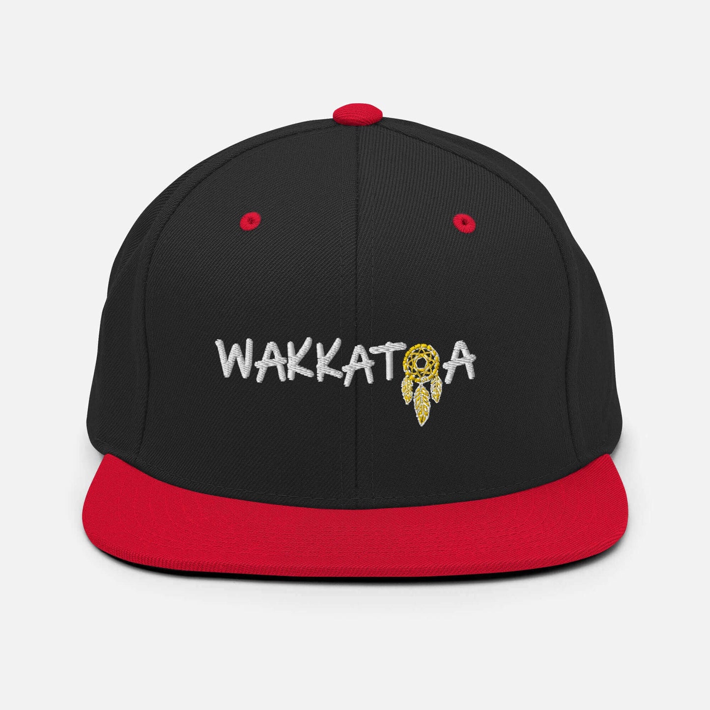 Gorra Roja y Negra Plana - Estilo Urbano