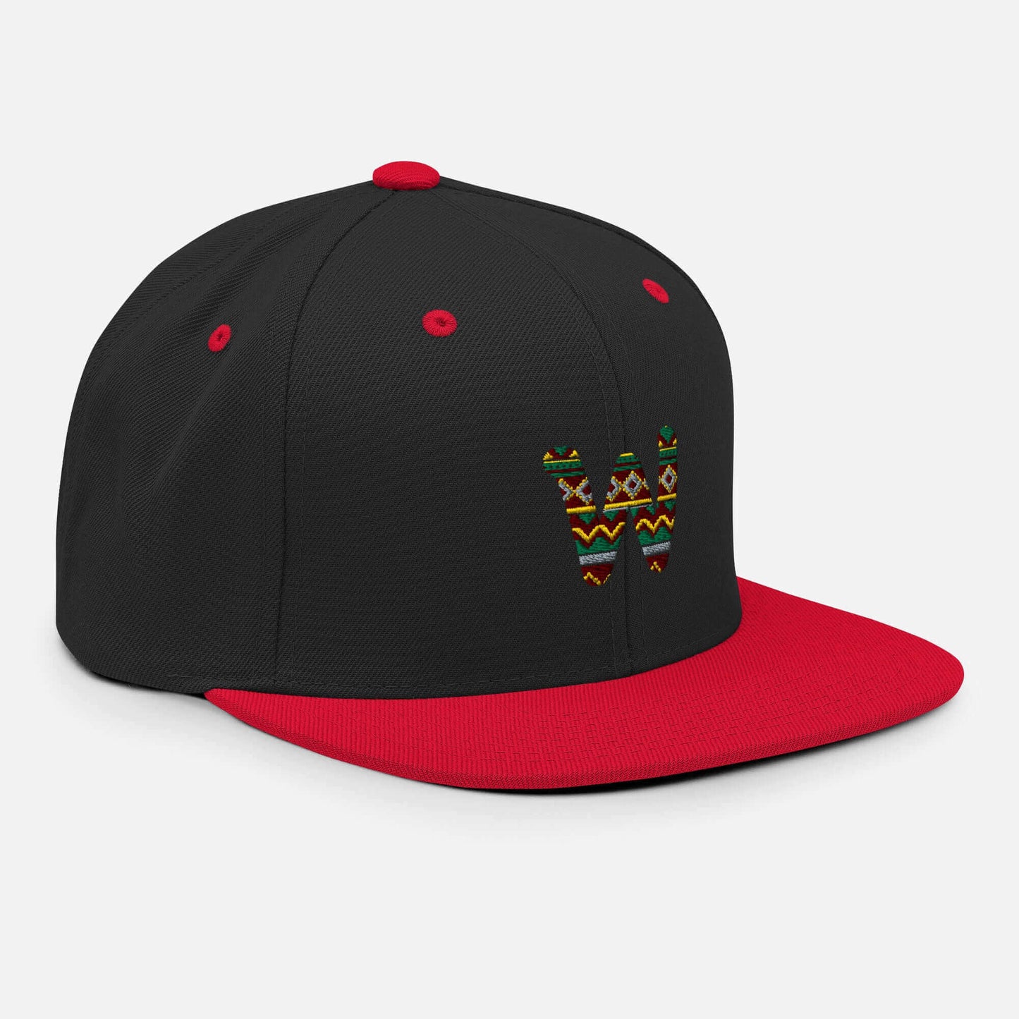 Gorra Roja y Negra Plana - Surfer o Skater