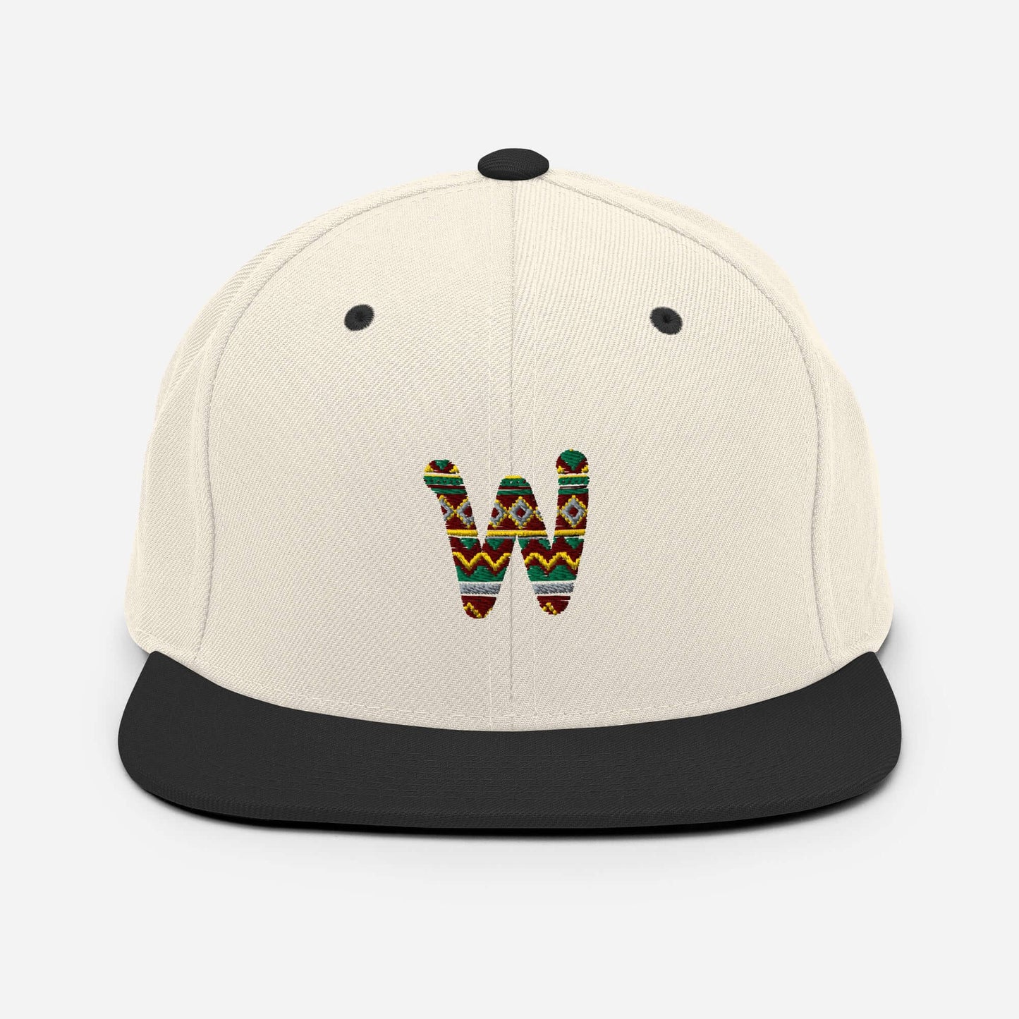 Gorra Beige y Negra Plana - Flat Cap