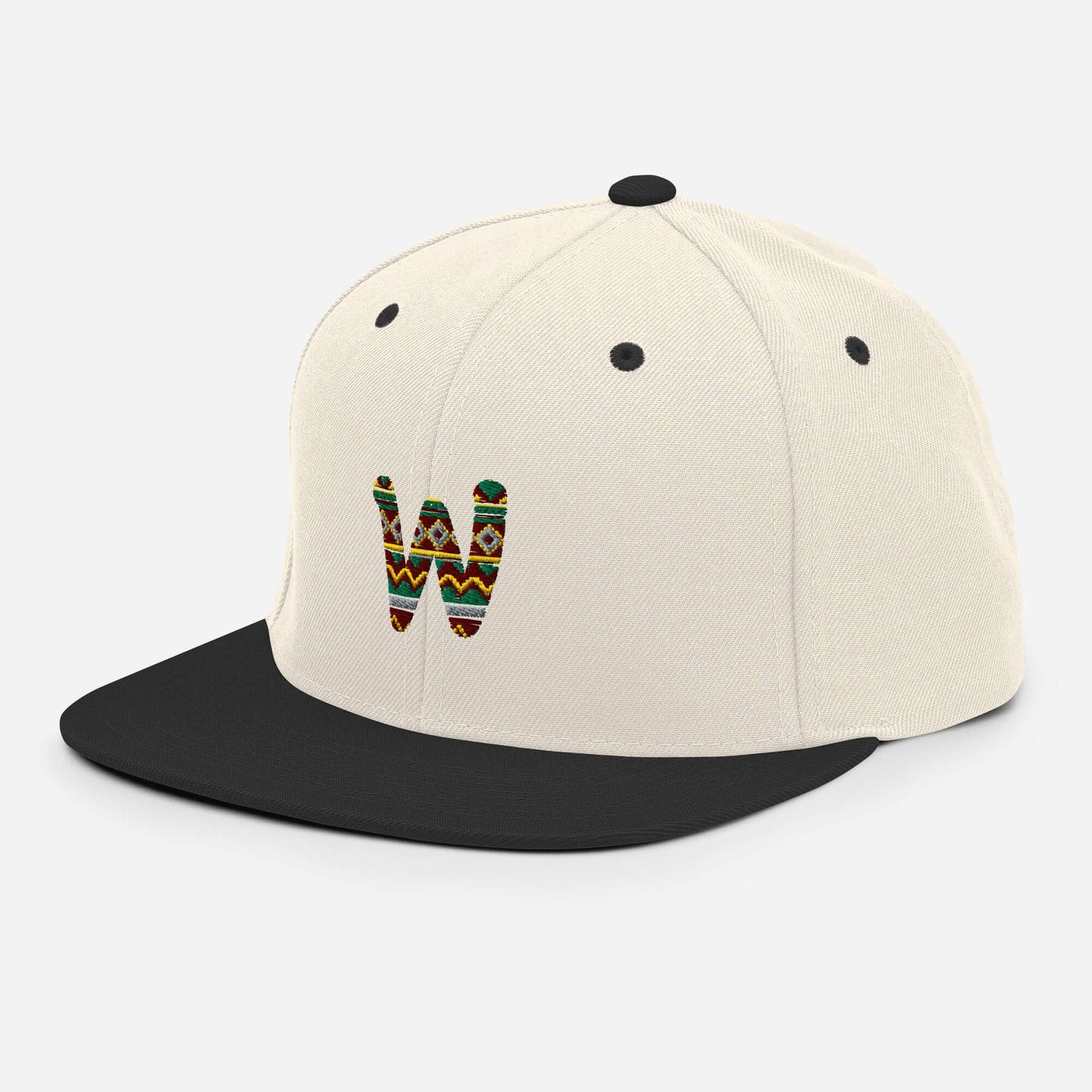 Gorra Beige y Negra Plana - Arte Urbano