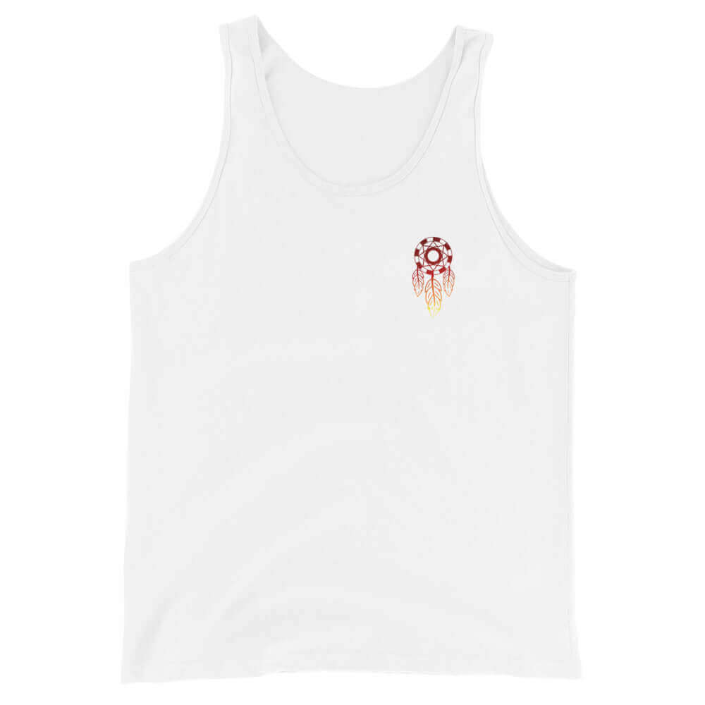 Camiseta de Tirantes para Hombre Blanca - Atrapasueños