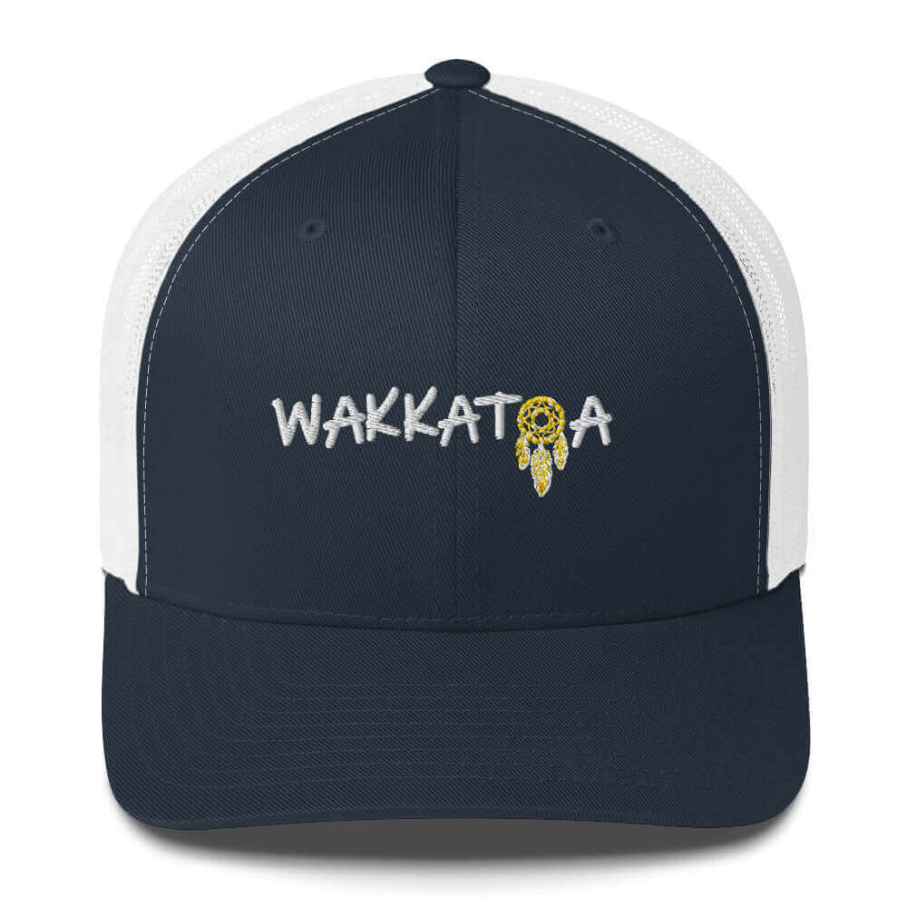 Gorra Azul y Blanca Trucker - Clasica Hombre o Mujer