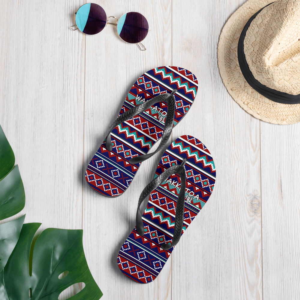 Chanclas Azules - Étnicas Hombre y Mujer