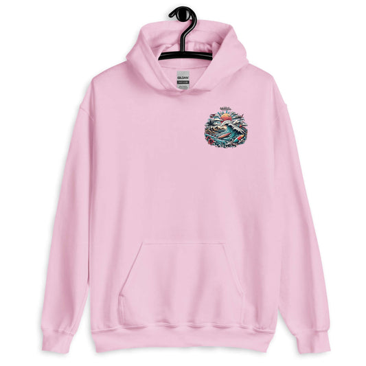 Sudadera Hoodie Gris Hombre - Surf tribal