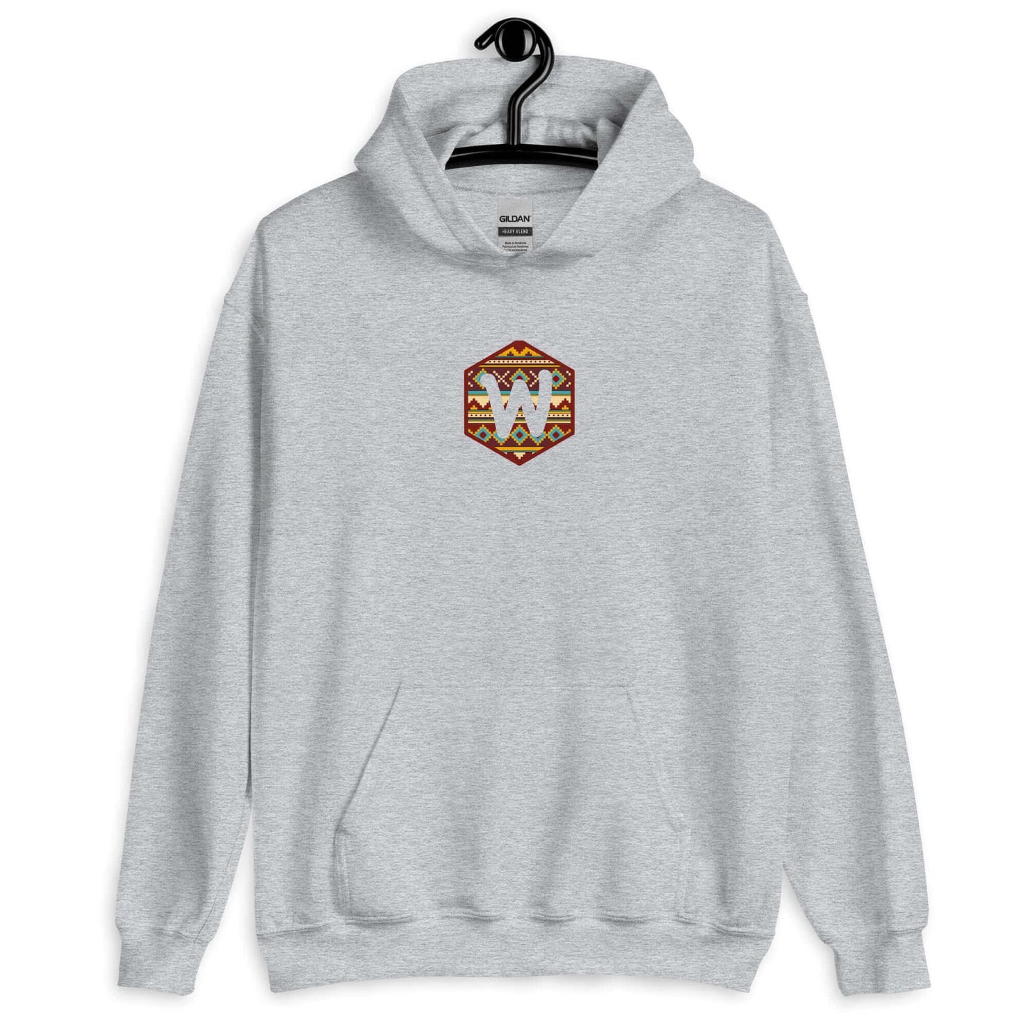 Sudadera Gris Hombre - Logo Étnico