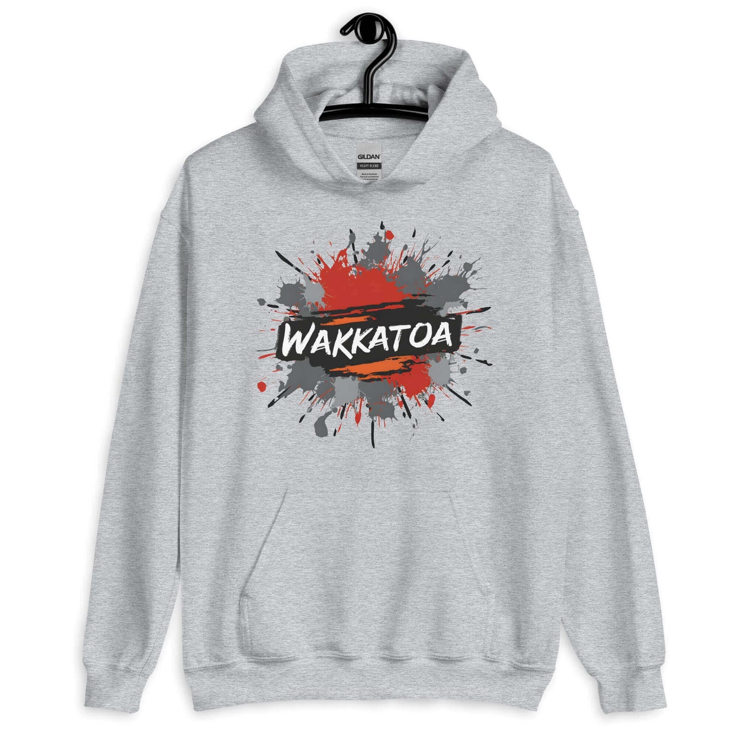 Sudaderas Gris de Hombre con logo en grafiti