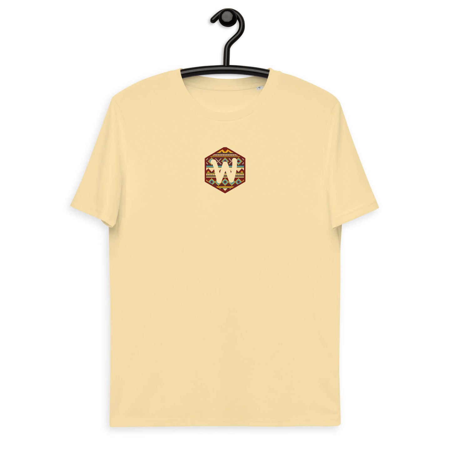Camiseta Amarilla Hombre y Mujer Logo Étnica