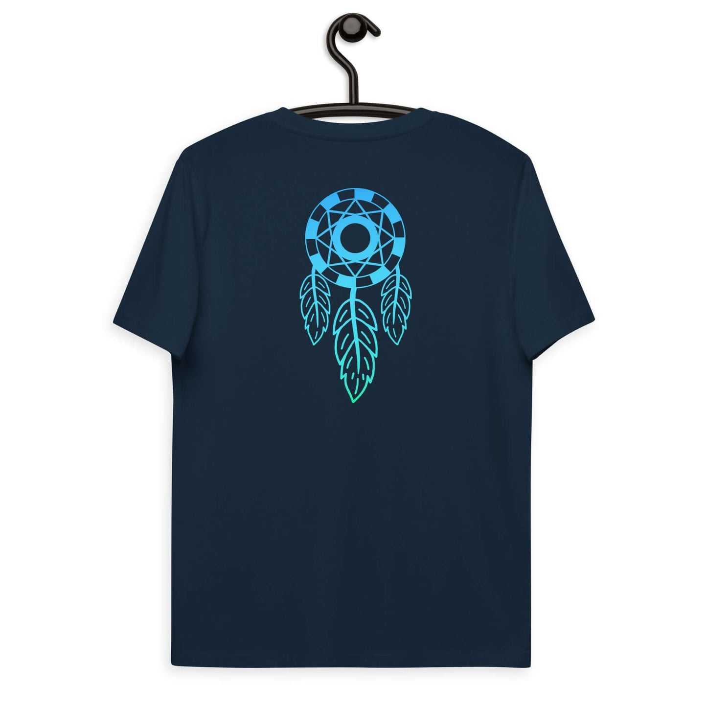 Camiseta Algodón Orgánico Azul Marino - Atrapasueños Azul