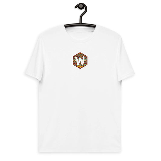 Camiseta Blanca Hombre y Mujer Logo Étnica