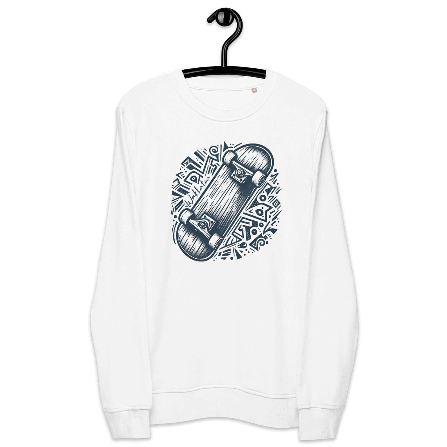 Sudadera Blanca Hombre o Mujer - Skate old School