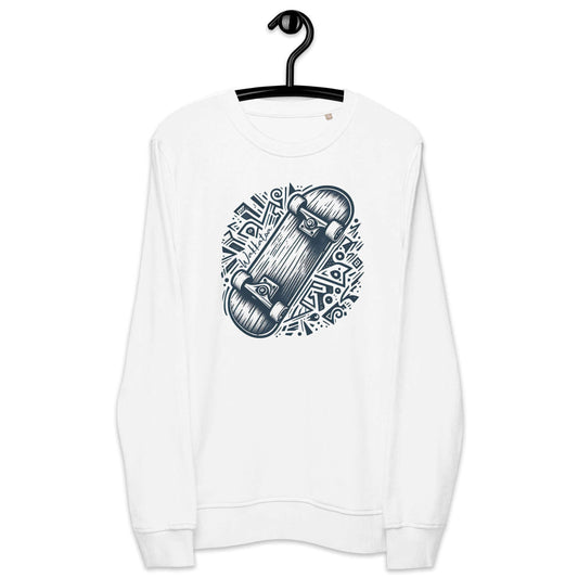 Sudadera Blanca Hombre o Mujer - Skate old School