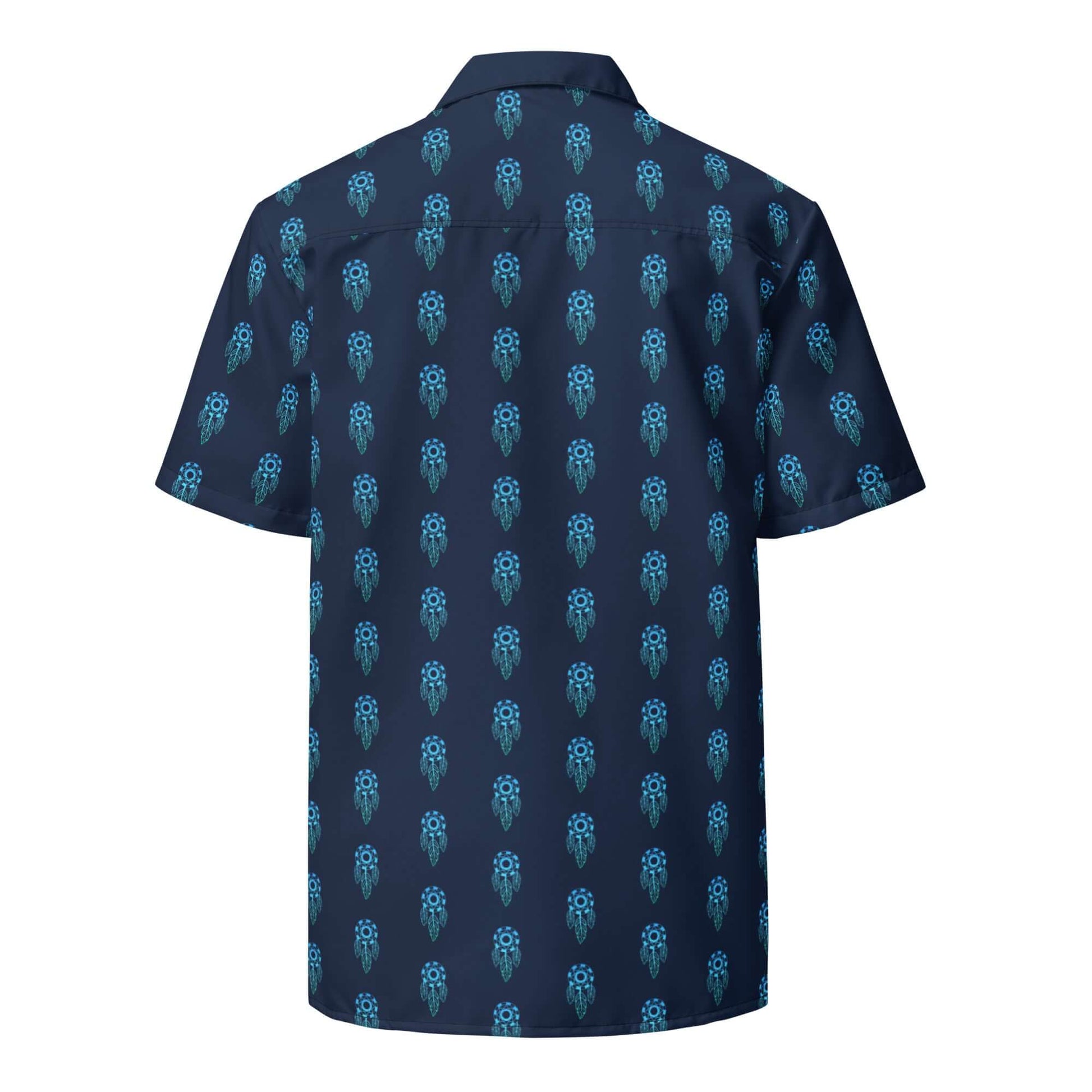 Camisa de manga corta azul - Atrapasueños