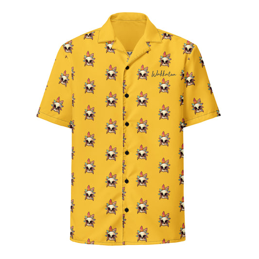 Camisa de manga corta Amarilla - Calavera Etnica