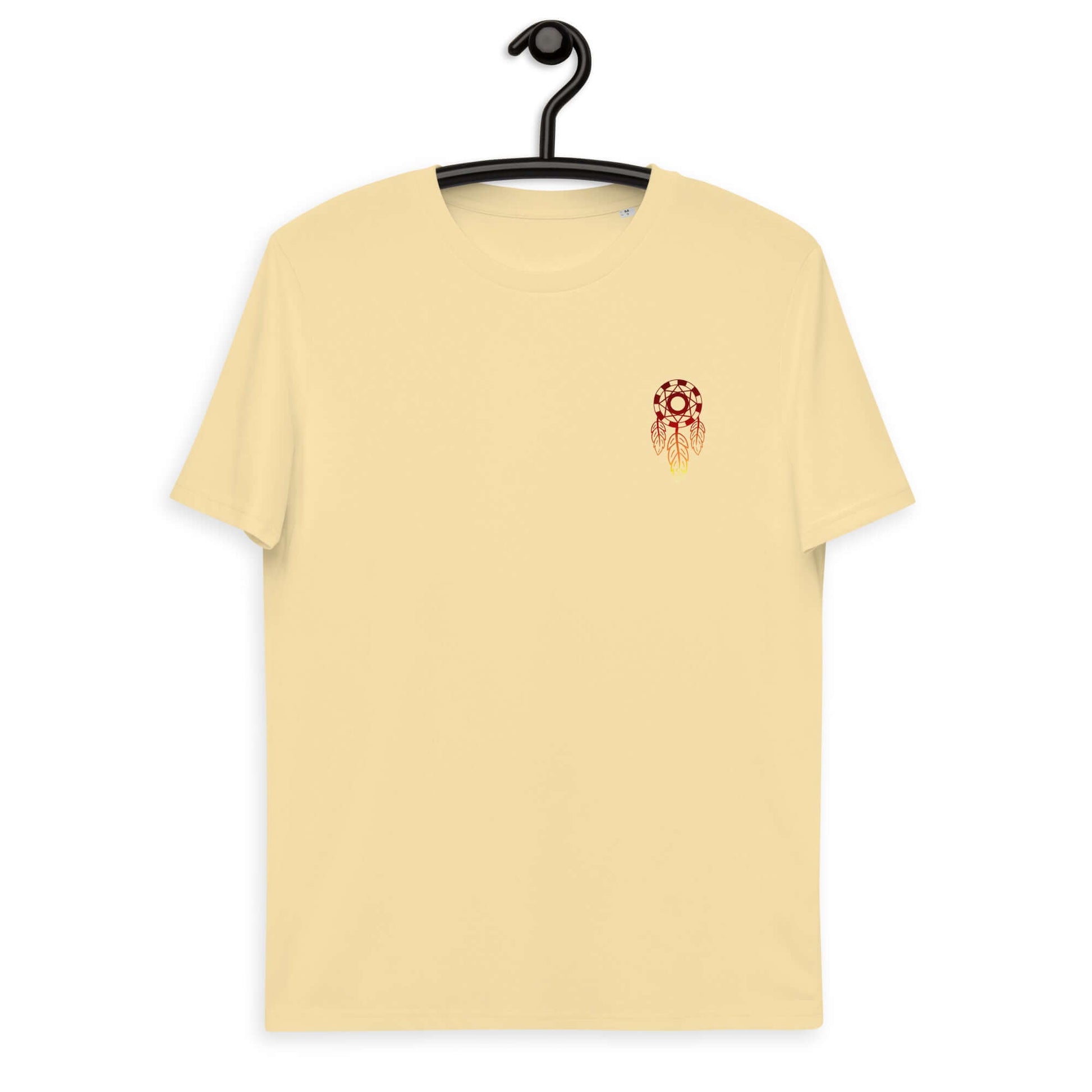 Camiseta Amarilla Hombre y Mujer Atrapasueños Minimalista