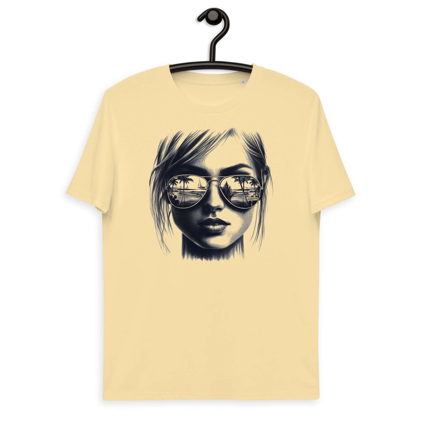 Camiseta Amarilla Hombre y Mujer Chica con gafas