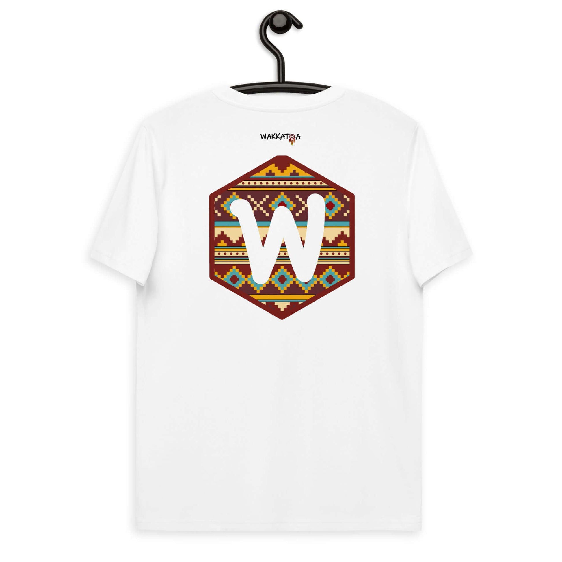 Camiseta Blanca Hombre y Mujer Logo Étnica tribal